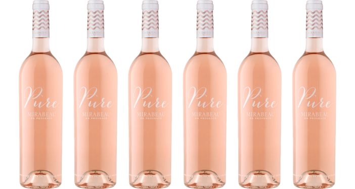 Bottle of Mirabeau Pure Provence Rose 2022 6 Flessen Geval wine 0 ml