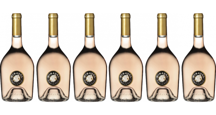 Bottle of Miraval Rose 2022 6 Flessenkoffer wine 0 ml