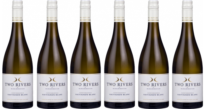 Bottle of Two Rivers Convergence Sauvignon Blanc 2023 6 Flessenkoffer wine 0 ml