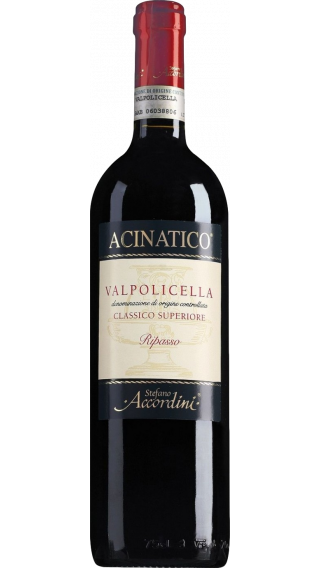 Bottle of Stefano Accordini Valpolicella Ripasso Acinatico Classico 2018 wine 750 ml