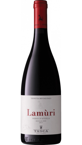Bottle of Tasca D'Almerita  Sicilia Tenuta Regaleali Lamuri Nero D'Avola 2018 wine 750 ml
