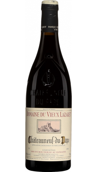 Bottle of Domaine du Vieux Lazaret Chateauneuf du Pape 2019 wine 750 ml