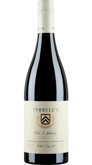 Bottle of Tyrrell's Vat 9 Shiraz 2017 wine 750 ml