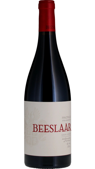 Bottle of Beeslaar Pinotage 2020 wine 750 ml
