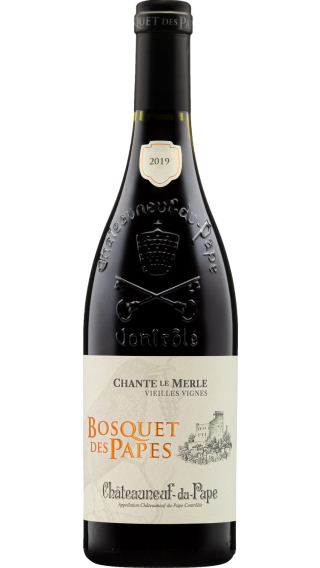 Bottle of Bosquet des Papes Chante Le Merle Vieilles Vignes Chateauneuf Du Pape 2019 wine 750 ml