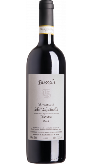 Bottle of Bussola Amarone della Valpolicella Classico 2014 wine 750 ml