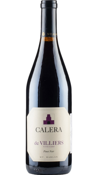 Bottle of Calera De Villiers Vineyard Pinot Noir 2017 wine 750 ml