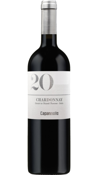 Bottle of Capannelle Chardonnay 2019 wine 750 ml