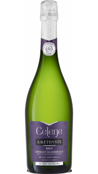 Bottle of Celene Amethyste Cremant de Bordeaux Blanc de Noirs Brut wine 750 ml