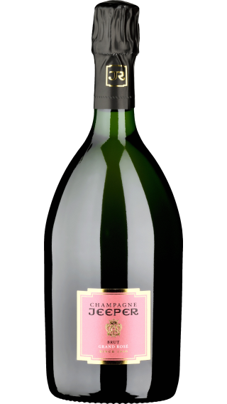 Bottle of Champagne Jeeper Grand Rose Brut wine 750 ml