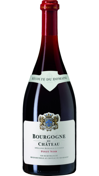 Bottle of Chateau de Meursault Bourgogne Pinot Noir 2021 wine 750 ml