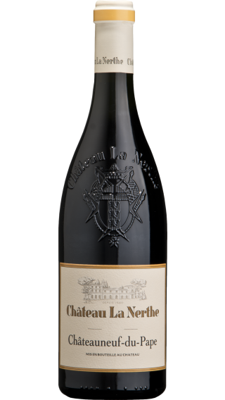 Bottle of Chateau La Nerthe Chateauneuf du Pape 2021 wine 750 ml