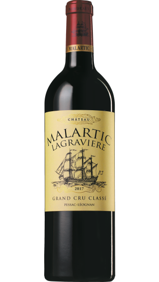 Bottle of Chateau Malartic Lagraviere 2019 wine 750 ml