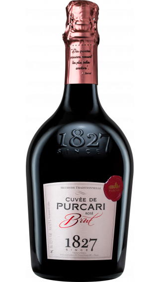 Bottle of Chateau Purcari Cuvee de Purcari Rose Brut wine 750 ml