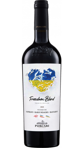 Bottle of Chateau Purcari Freedom Blend 2020 wine 750 ml