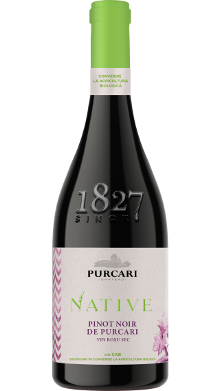 Bottle of Chateau Purcari Native Pinot Noir de Purcari 2021 wine 750 ml