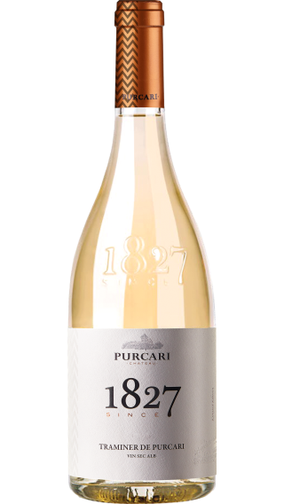 Bottle of Chateau Purcari Traminer de Purcari 2022 wine 750 ml