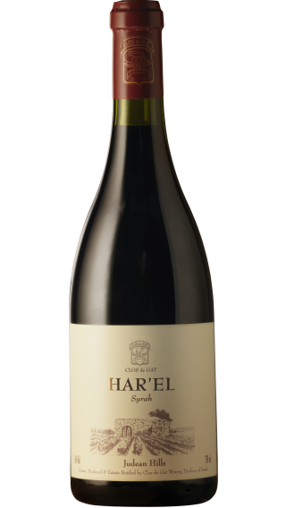 Bottle of Clos de Gat Har'el Syrah 2020 wine 750 ml