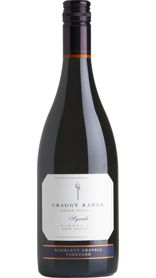 Bottle of Craggy Range Gimblett Gravels Syrah 2020 wine 750 ml