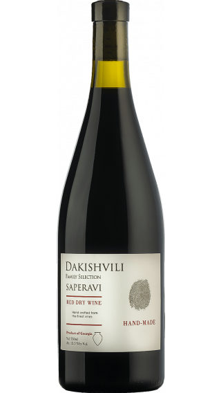 Bottle of Dakishvili Family Selection Saperavi 2019 wine 750 ml