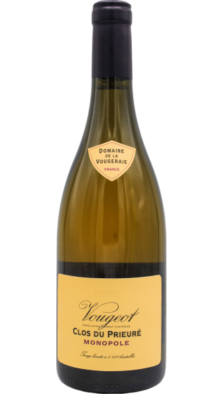 Bottle of Domaine de la Vougeraie Le Clos du Prieure Blanc 2019 wine 750 ml