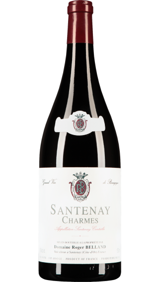 Bottle of Domaine Roger Belland Santenay Charmes 2021 wine 750 ml