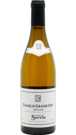 Bottle of Domaine Servin Chablis Grand Cru Les Clos 2021 wine 750 ml