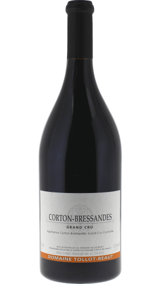 Bottle of Domaine Tollot-Beaut Corton-Bressandes Grand Cru 2018 wine 750 ml
