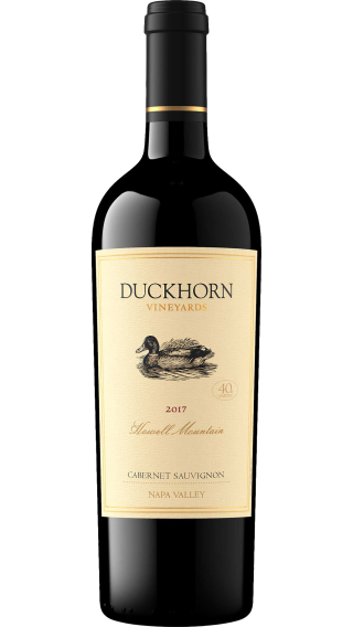 Bottle of Duckhorn Howell Mountain Cabernet Sauvignon 2018 wine 750 ml
