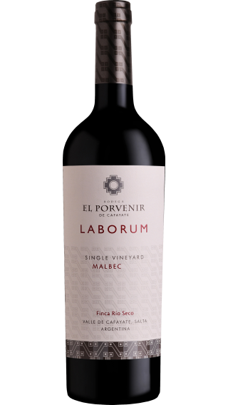 Bottle of El Porvenir de Cafayate Laborum Single Vineyard Malbec 2018 wine 750 ml