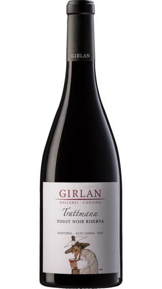 Bottle of Girlan Trattmann Pinot Noir Riserva 2020 wine 750 ml