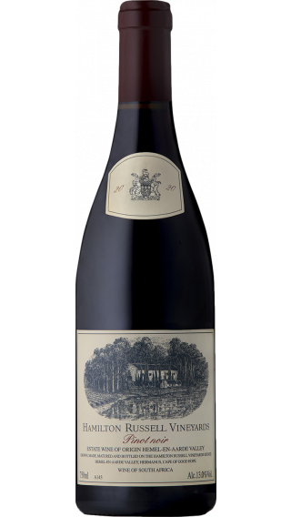 Bottle of Hamilton Russell Pinot Noir 2020 wine 750 ml