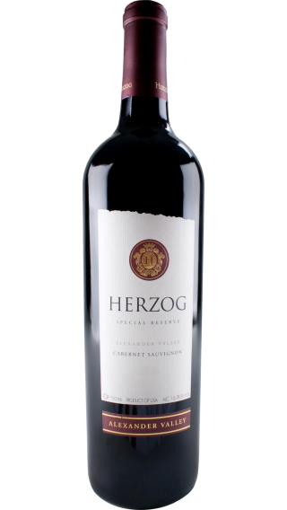 Bottle of Herzog Alexander Valley Special Reserve Cabernet Sauvignon 2020 wine 750 ml