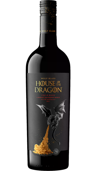 Bottle of House of the Dragon Red Blend 2021 wine 750 ml