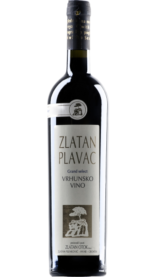 Bottle of Zlatan Otok Grand Plavac 2018 wine 750 ml