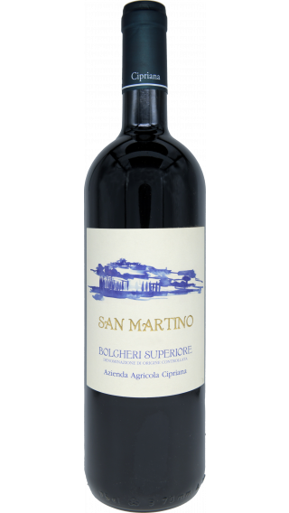 Bottle of La Cipriana San Martino Bolgheri Superiore 2018 wine 750 ml