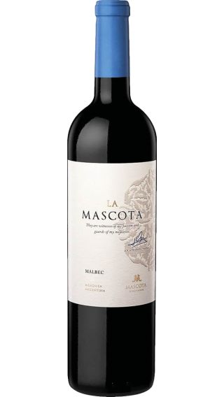 Bottle of La Mascota Malbec 2021 wine 750 ml