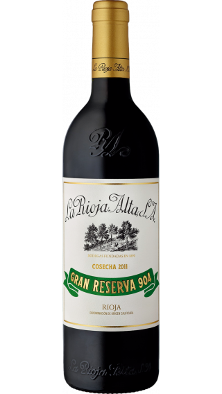 Bottle of La Rioja Alta Gran Reserva 904 2011 wine 750 ml