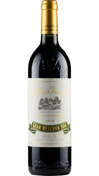 Bottle of La Rioja Alta Gran Reserva 904 2015 wine 750 ml