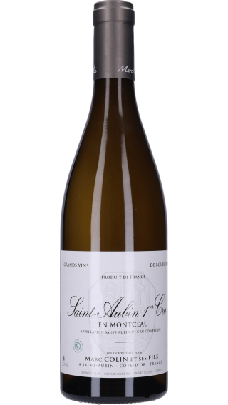 Bottle of Marc Colin et Fils Saint Aubin 1er Cru en Montceau 2021 wine 750 ml