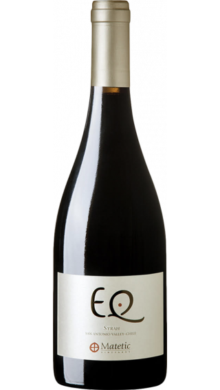 Bottle of Matetic EQ Syrah 2015 wine 750 ml