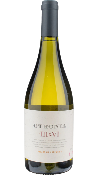 Bottle of Otronia Block III & VI Chardonnay 2019 wine 750 ml