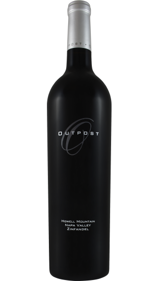 Bottle of Outpost Howell Mountain Zinfandel 2017 wine 750 ml