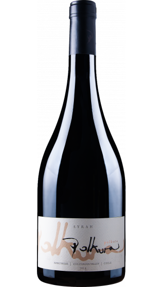 Bottle of Polkura Syrah 2016 wine 750 ml