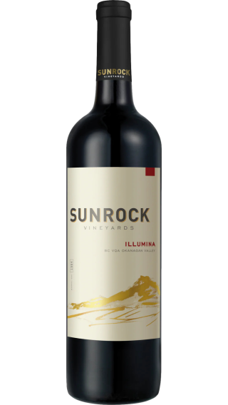 Bottle of Sunrock Illumina 2020 wine 750 ml