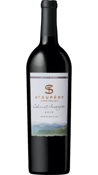 Bottle of St. Supery Cabernet Sauvignon 2018 wine 750 ml