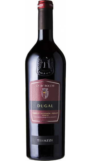 Bottle of Tinazzi Ca de Rocchi Dugal Cabernet Sauvignon Merlot 2019 wine 750 ml