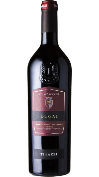 Bottle of Tinazzi Ca de Rocchi Dugal Cabernet Sauvignon Merlot 2022 wine 750 ml