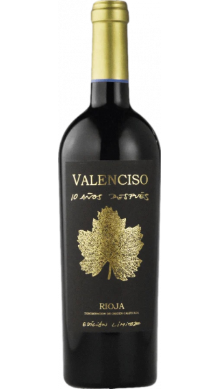 Bottle of Valenciso Rioja Reserva 10 Anos Despues Edicion Limitada 2012 wine 750 ml
