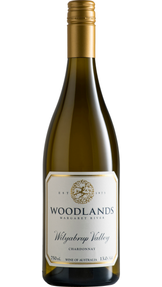 Bottle of Woodlands Wilyabrup Valley Chardonnay 2021 wine 750 ml